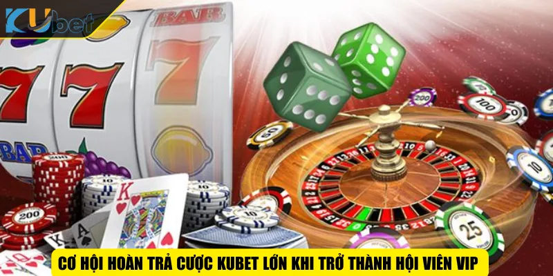Cơ hội hoàn trả cược KUBET lớn khi trở thành hội viên VIP